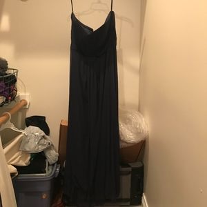 After Six Midnight Bridesmaid Dress Size 14 Hemmed